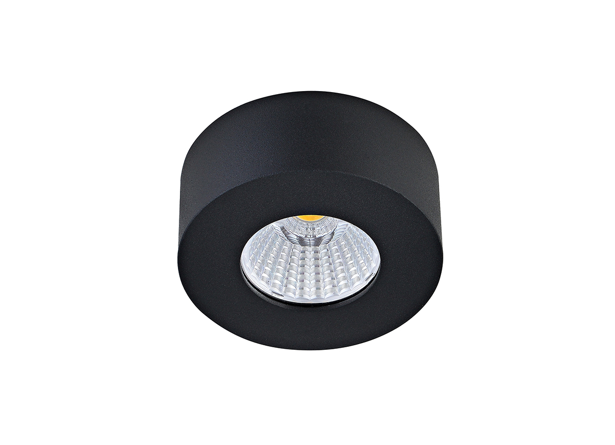 Накладной светодиодный светильник Donolux DL18812/7W Black R