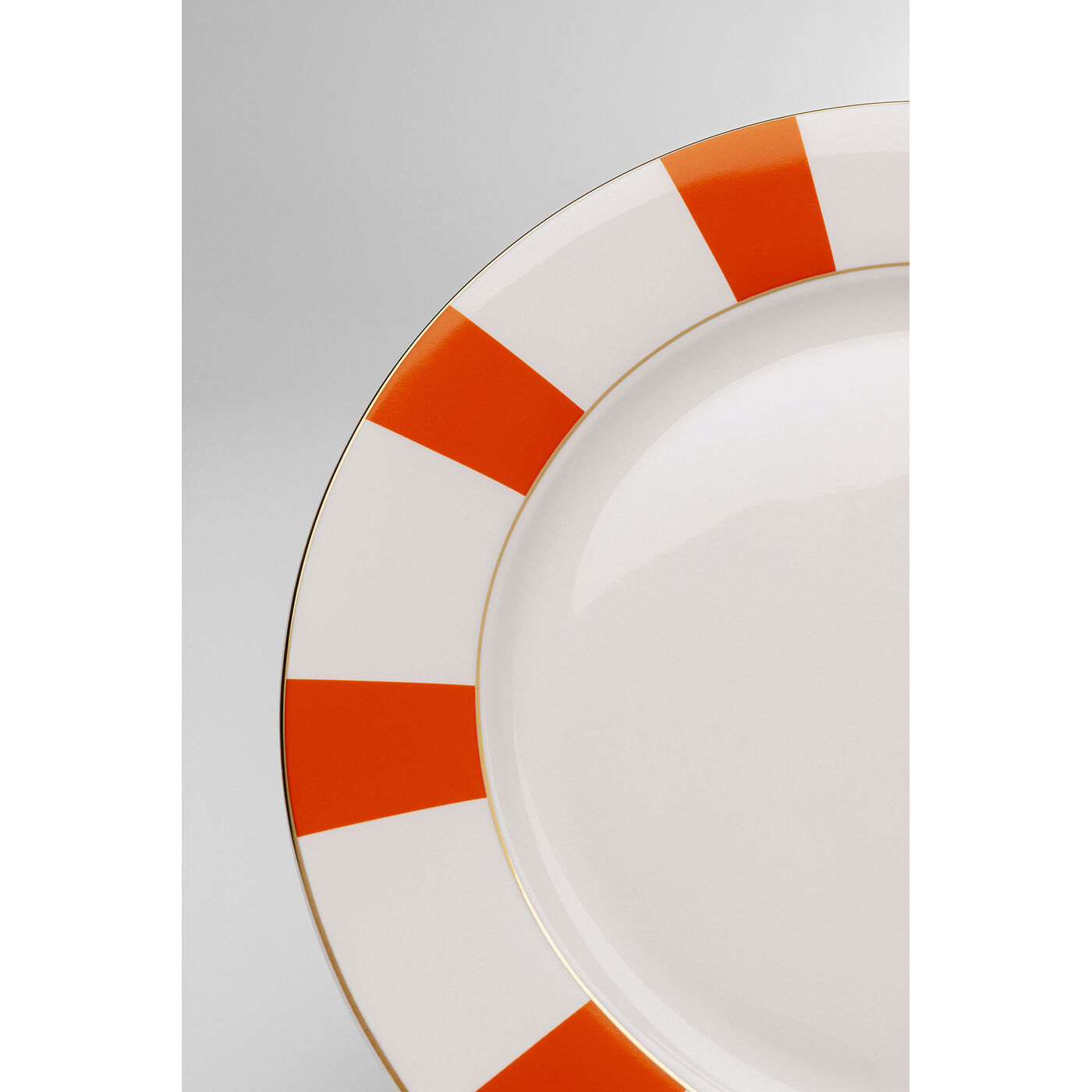 Тарелка Harlequin Orange Ø27cm KARE 56989