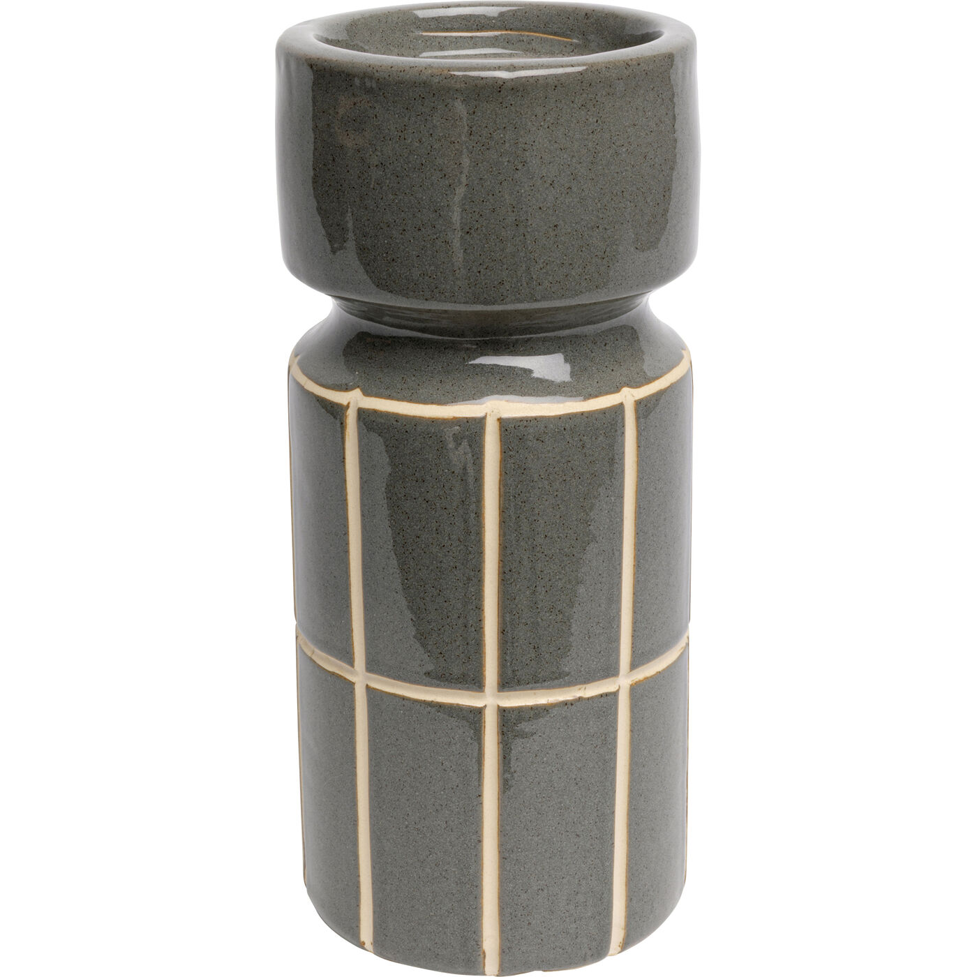 Подсвечник Bliss Tile Blue 25cm KARE 57974