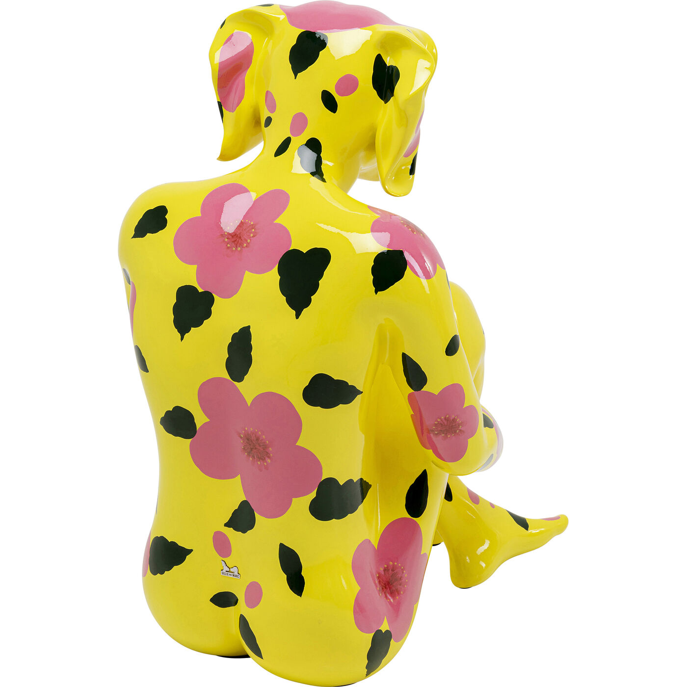 Фигура декоративная Gangster Dog Yellow 80 см KARE 56291