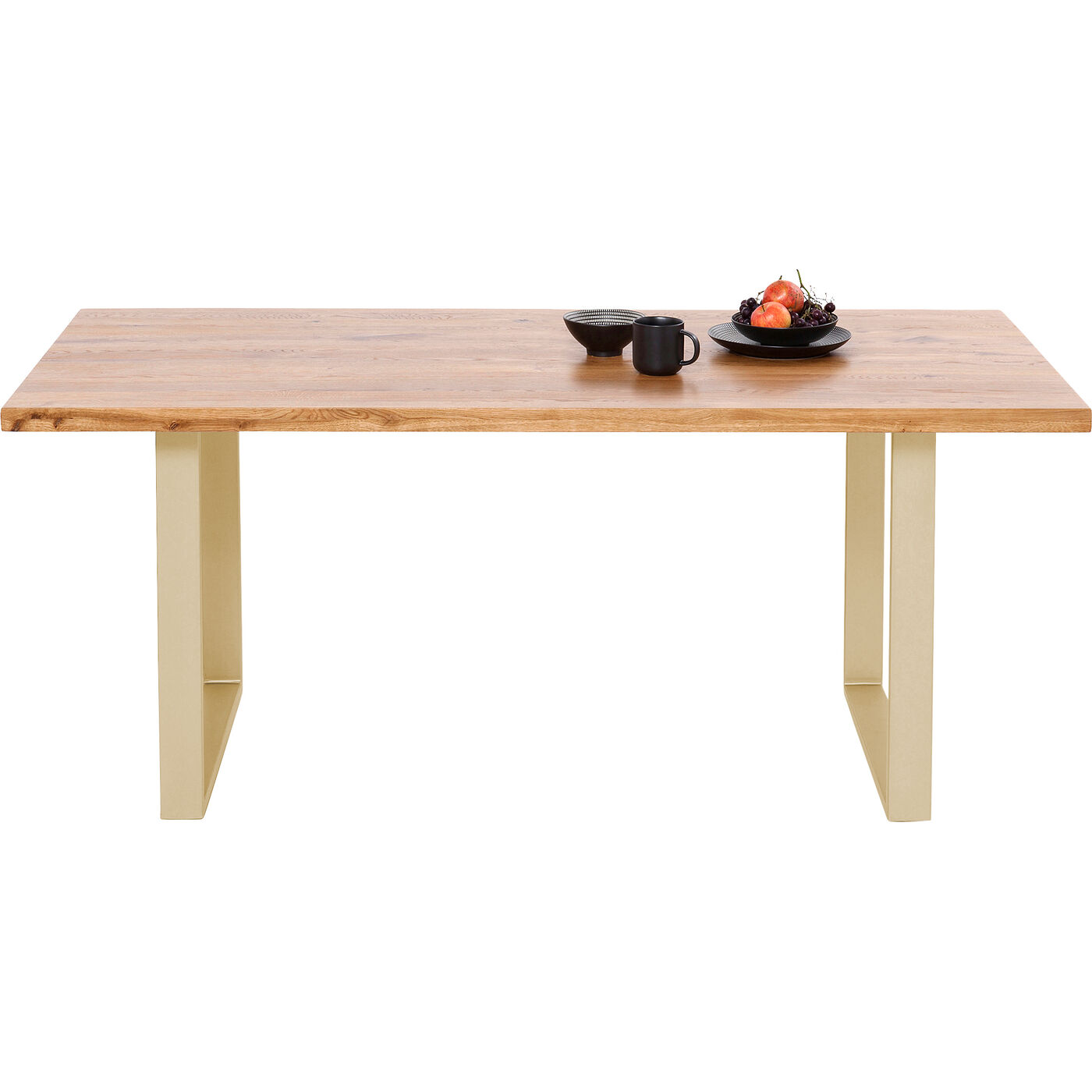 Стол Jackie Oak Brass 200x100 см KARE 84606
