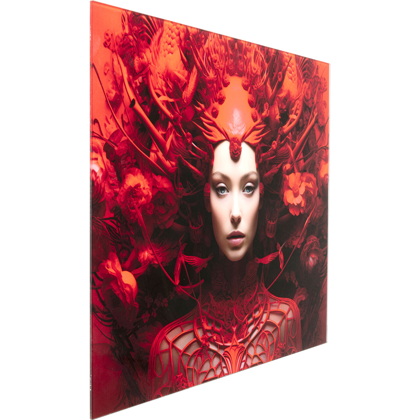 Картина стеклянная Red All Over 50x40cm KARE 57840