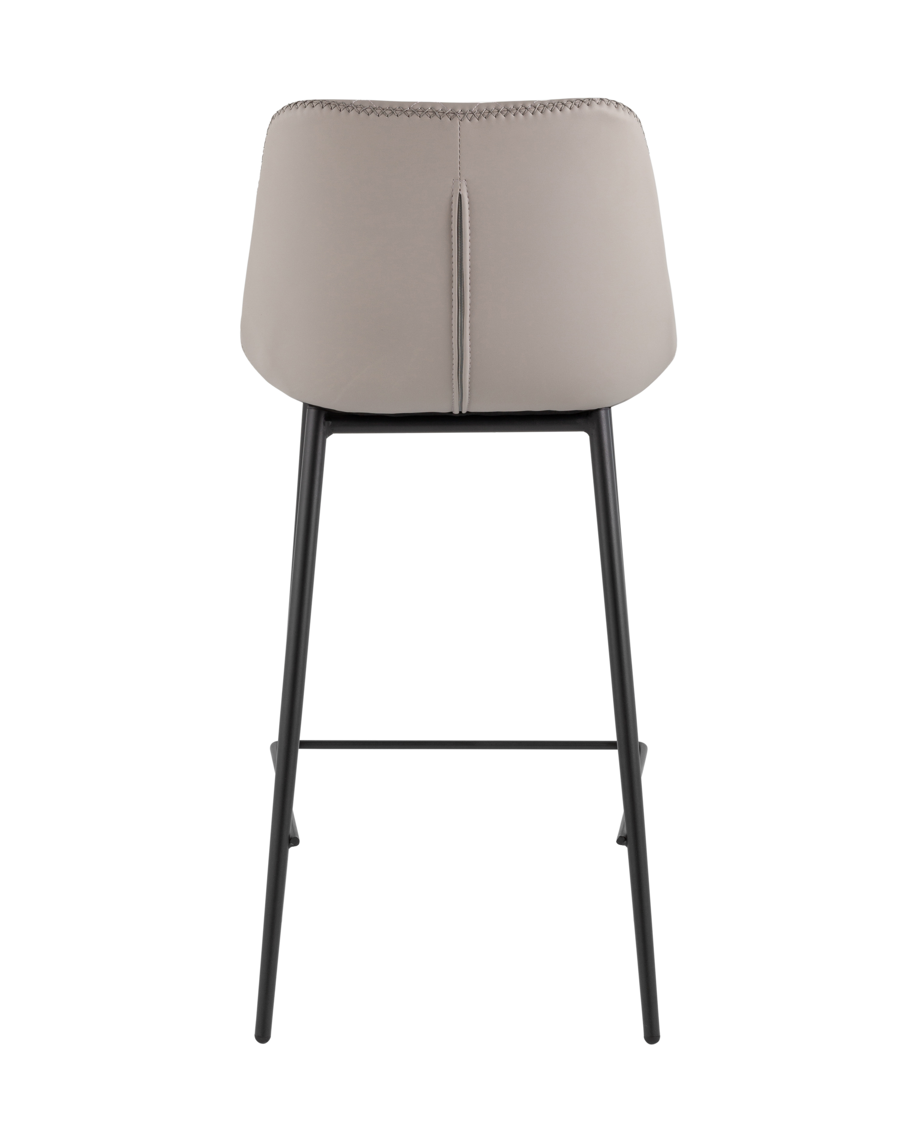 Стул барный Arch экокожа серый Stool Group