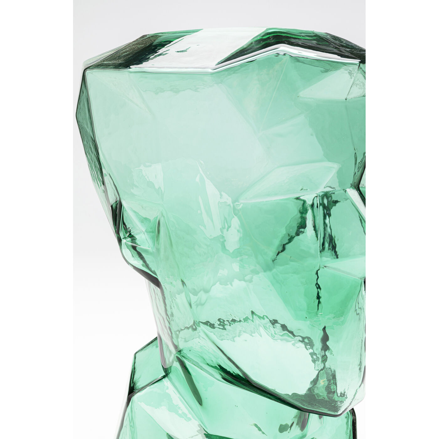 Ваза Prisma Face Green 30 см KARE 56188