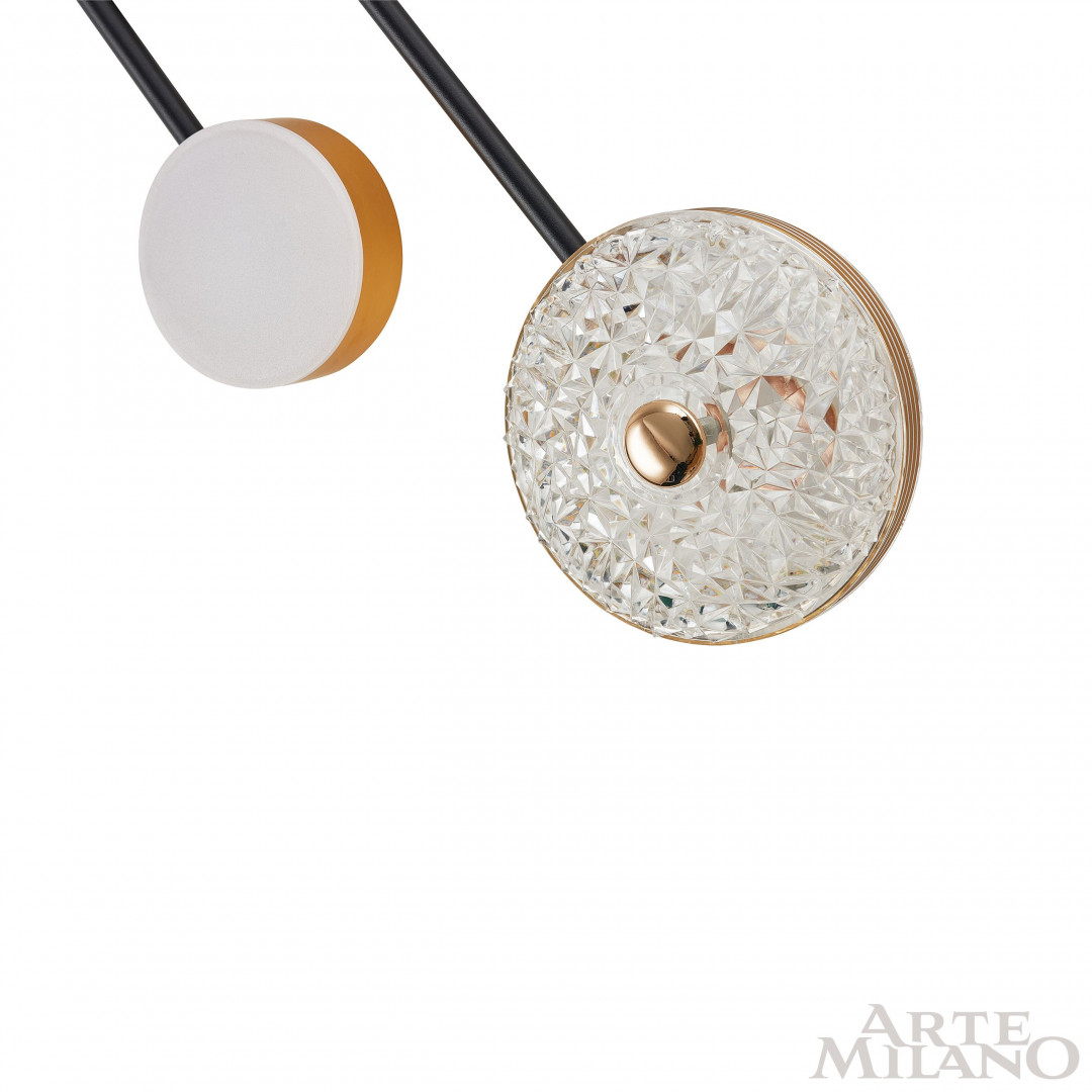 Бра светодиодные 279169/2B BK/GD Arte Milano