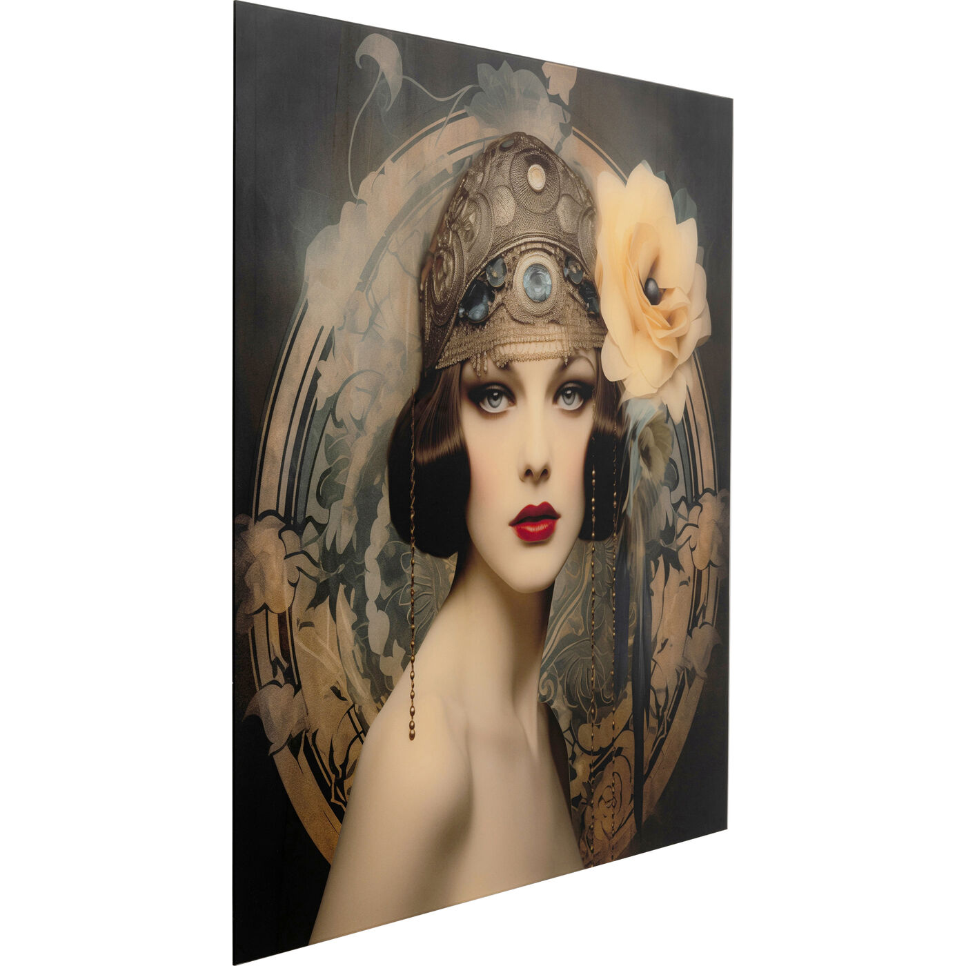 Картина стеклянная Muse Art Nouveau 100x100cm KARE 57675