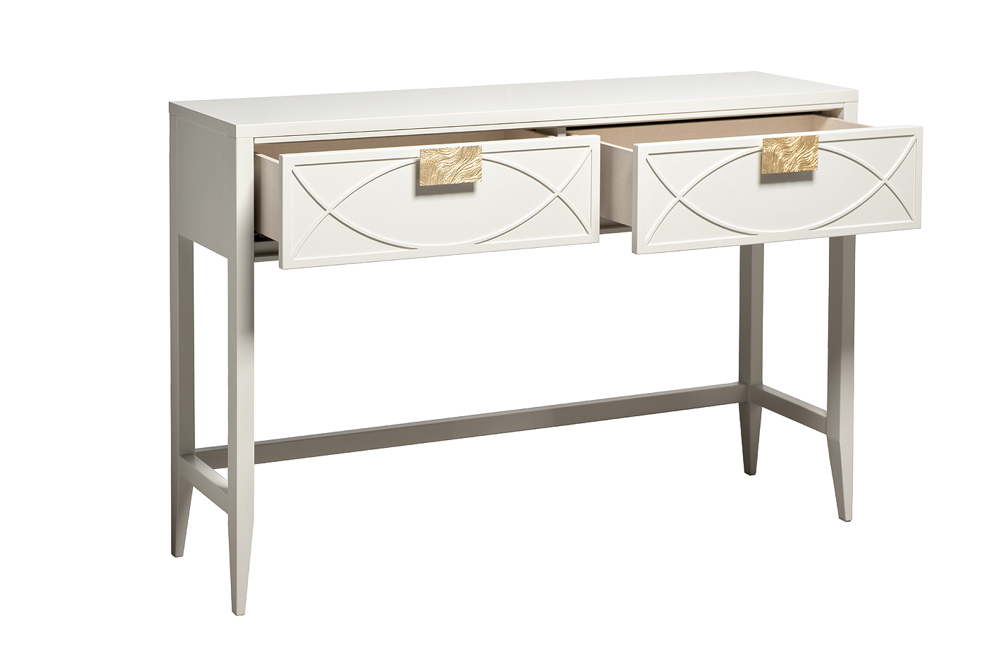 Консоль бежевая с ящиками Garda Decor 151SV-00002