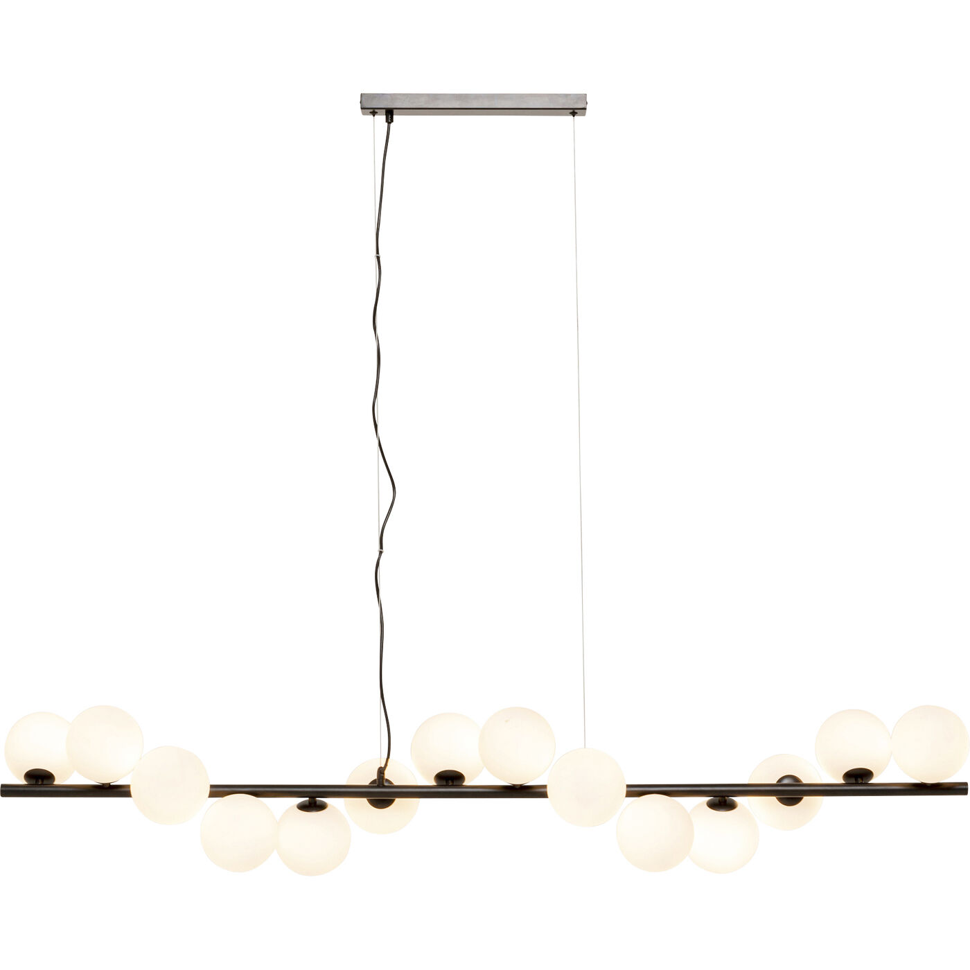 Светильник подвесной Scala Balls Black 150cm KARE 56903