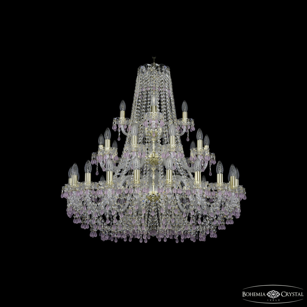 Люстра хрустальная 1410/20+10+5/360/3d G V7010 Bohemia Ivele Crystal