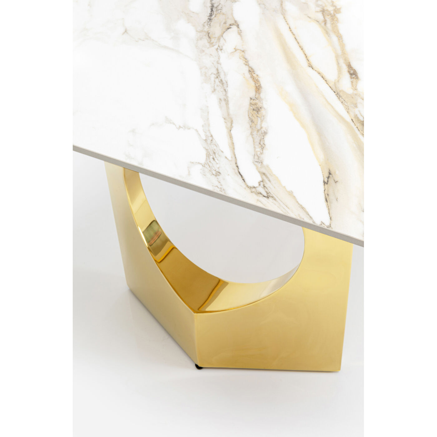 Стол обеденный Eternity Oho Gold Ceramic KARE 87335