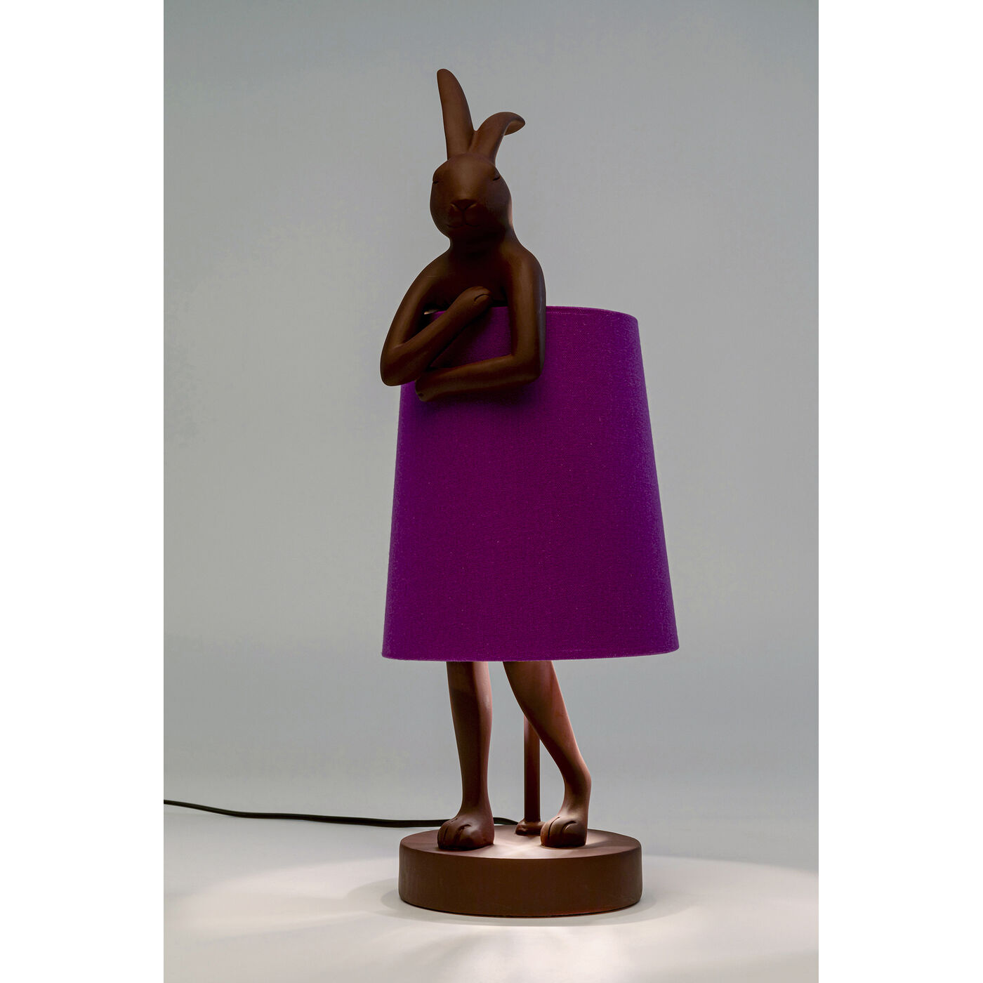 Светильник настольный Animal Rabbit Red/Purple 50cm KARE 56658