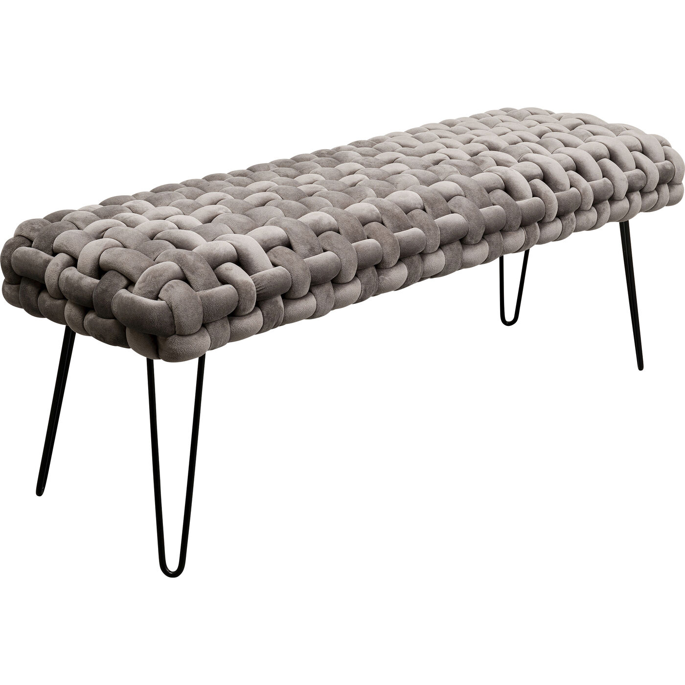 Скамья Weave Grey 128cm KARE 87995