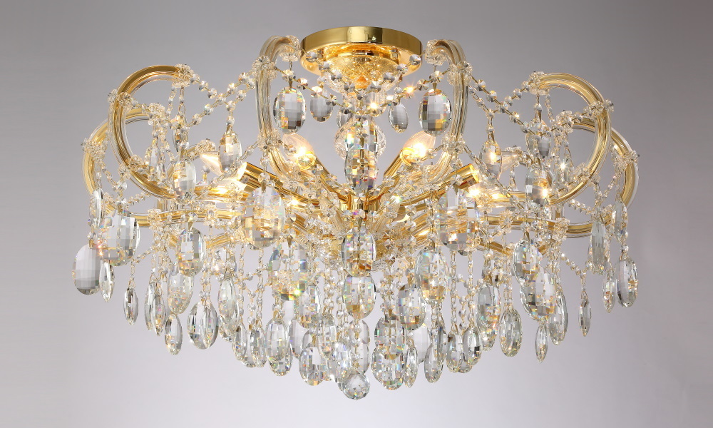 Люстра Crystal Lux HOLLYWOOD SP-PL8 GOLD D800