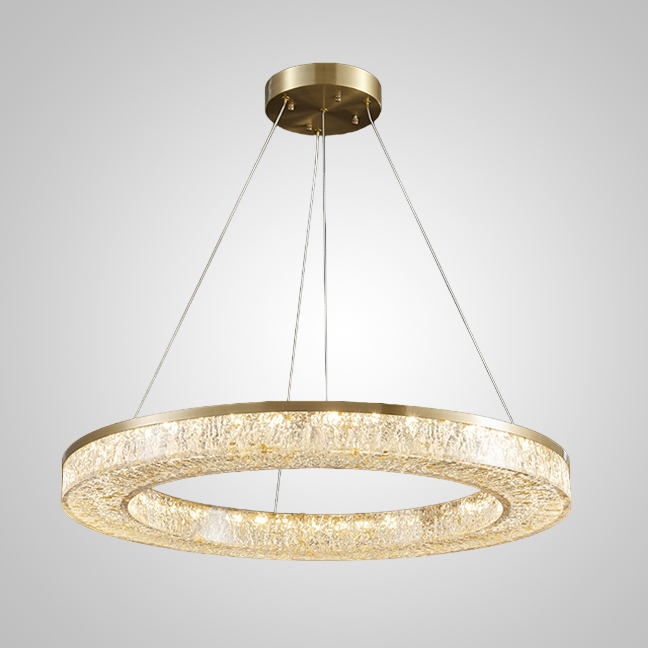 Кольцевая люстра OLAGUS ONE А D80 Brass by ImperiumLoft