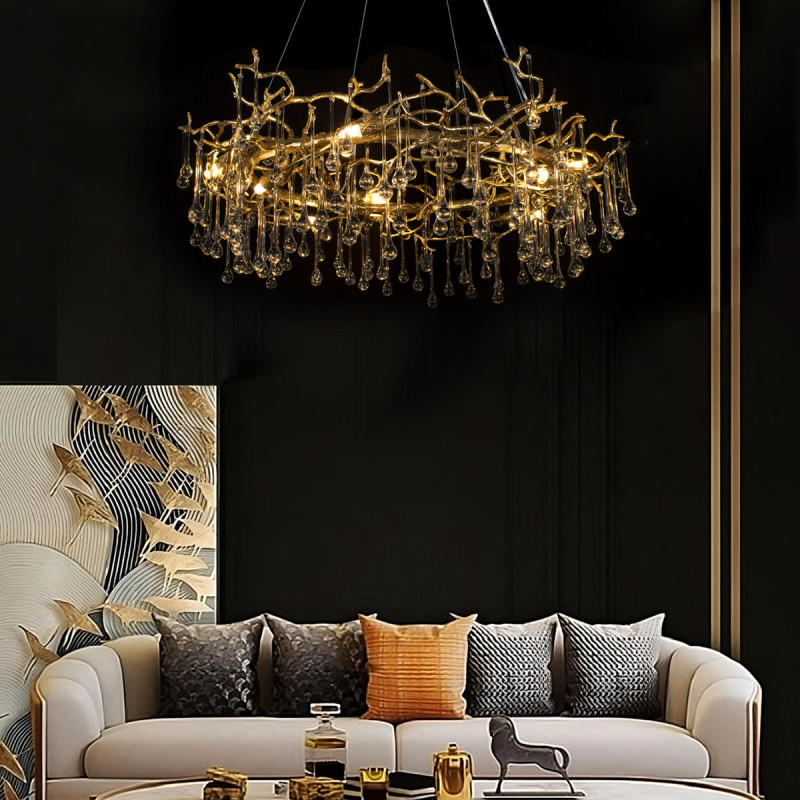 Подвесная люстра LOFT IT 10068/800 GD