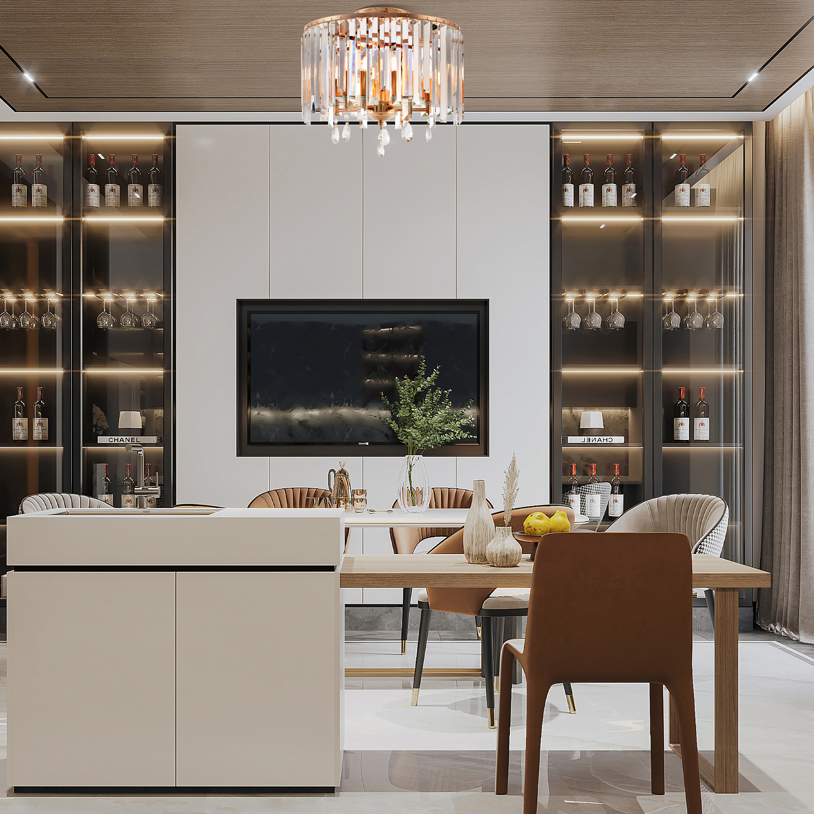 Люстра 372509/5/400 GD Arte Milano