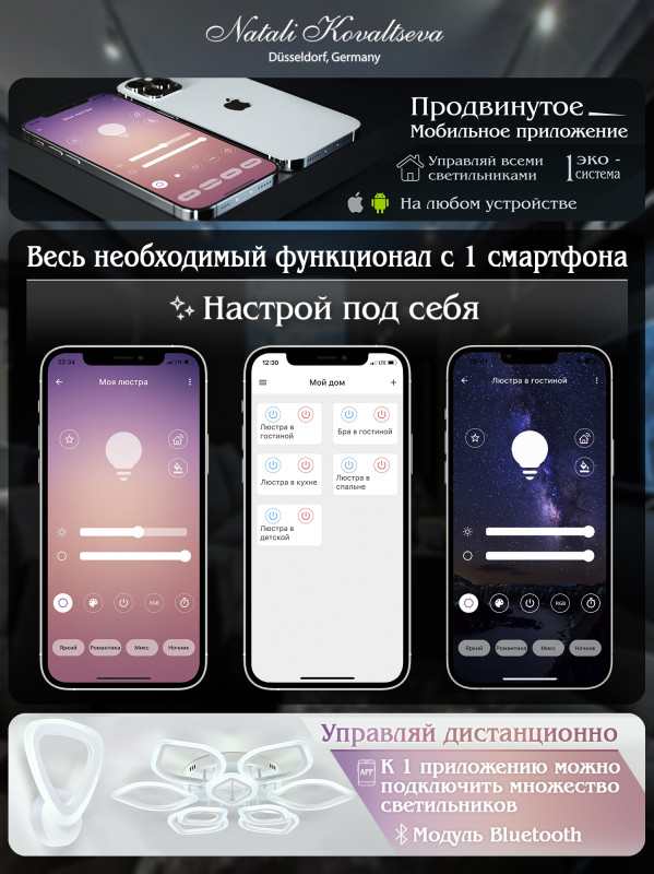 Подвесная люстра Natali Kovaltseva INNOVATION STYLE 83126