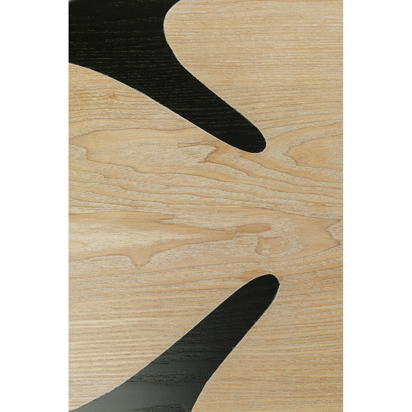 Стол кофейный KARE x Karim Rashid Petal Nature Black 90x60cm KARE 70845
