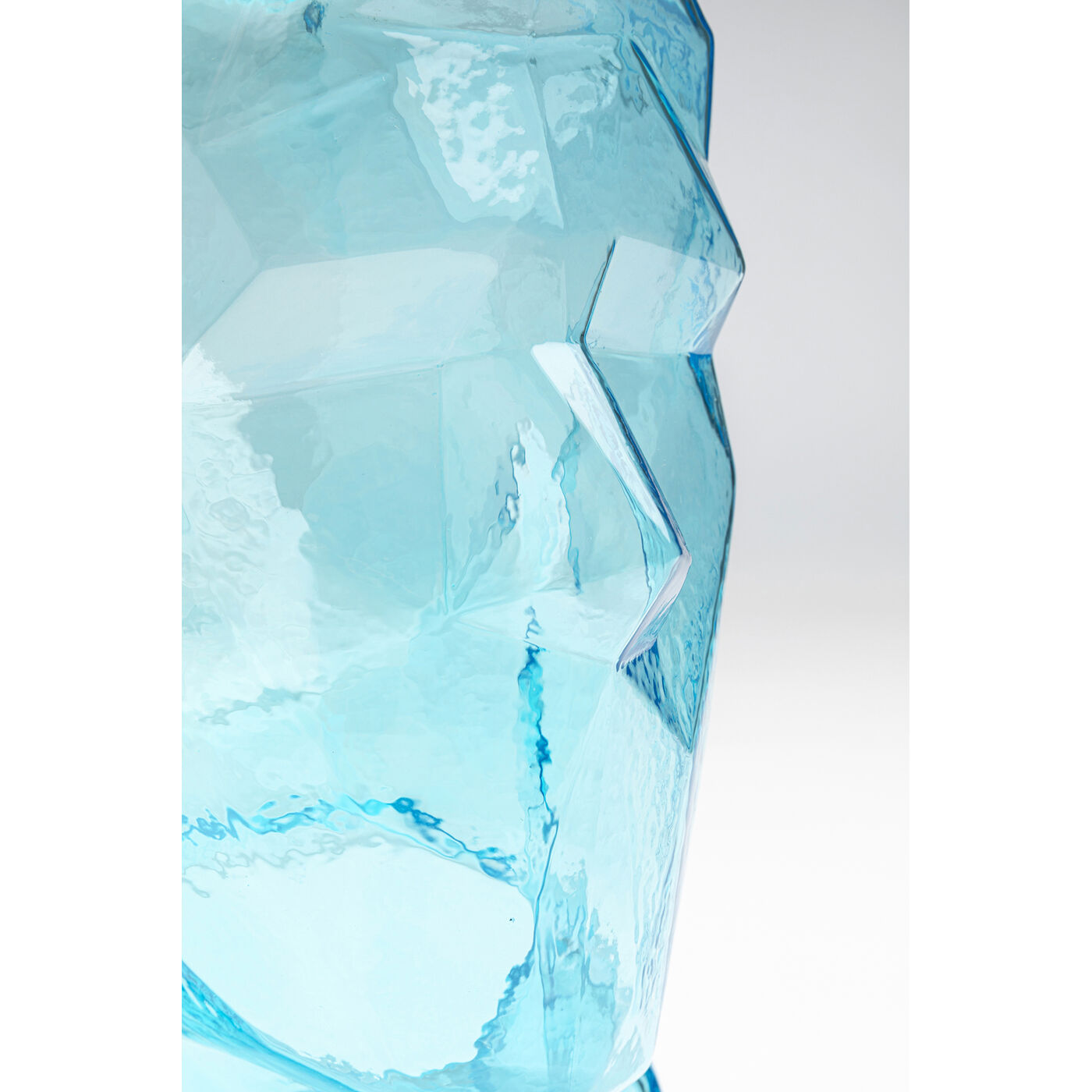 Ваза Prisma Face Light Blue 30 см KARE 56404