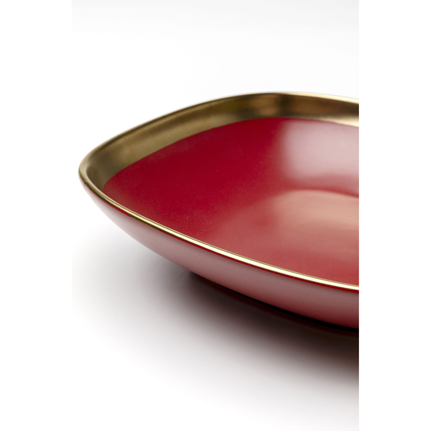 Тарелка Deep Vibrations Red Ø19cm KARE 58153