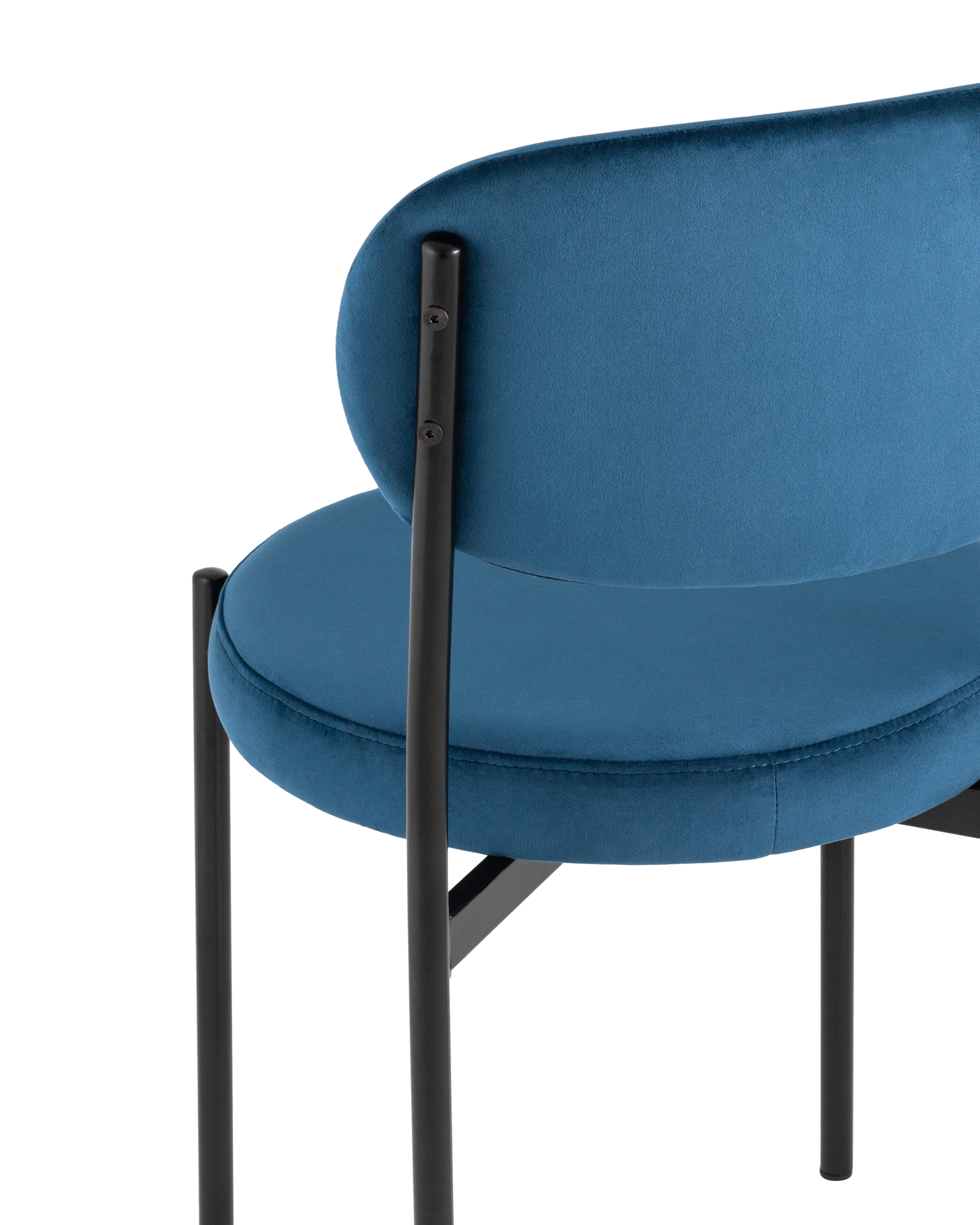 Стул Бриф NEW велюр синий Stool Group