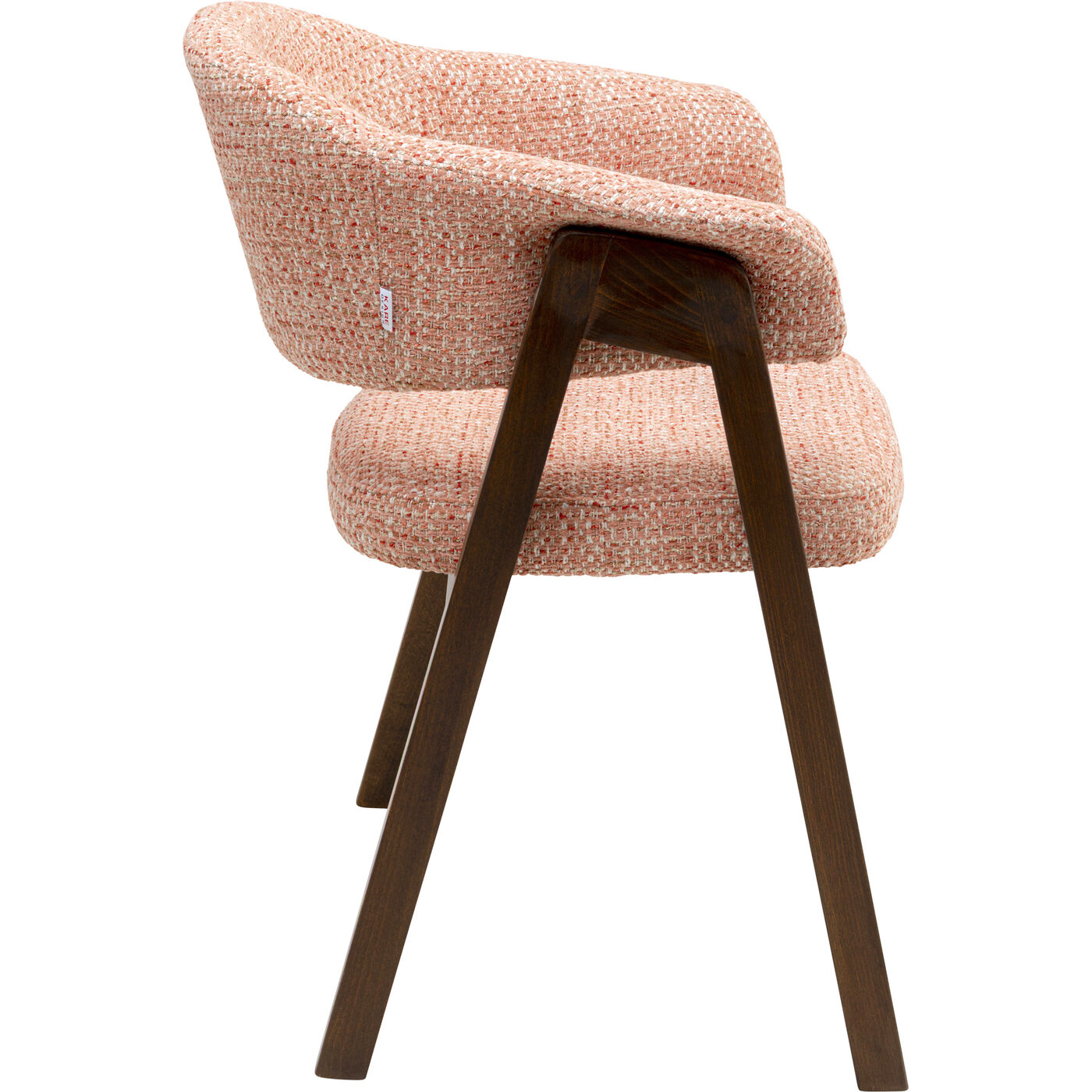 Стул с подлокотниками Jonte Boucle Coral KARE 71376