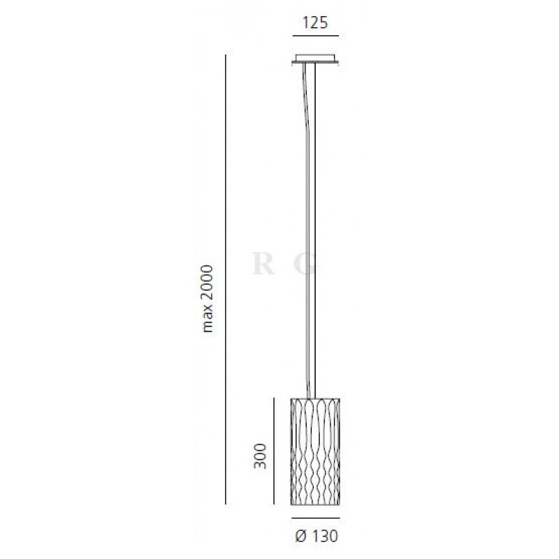 Потолочный светильник Artemide Fiamma 30 LED Suspension