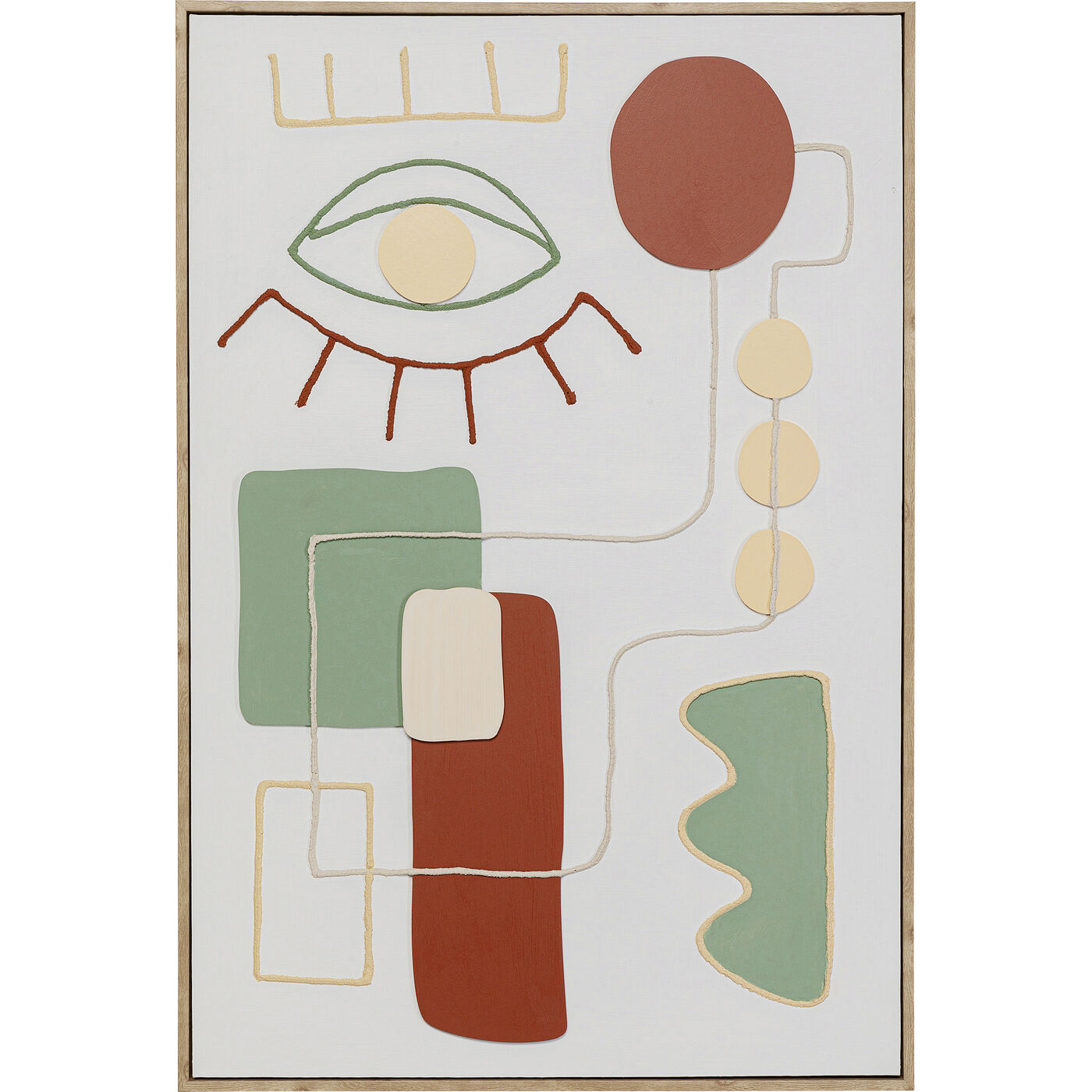 Картина на холсте Art Eye Left 60x90 см KARE 56183