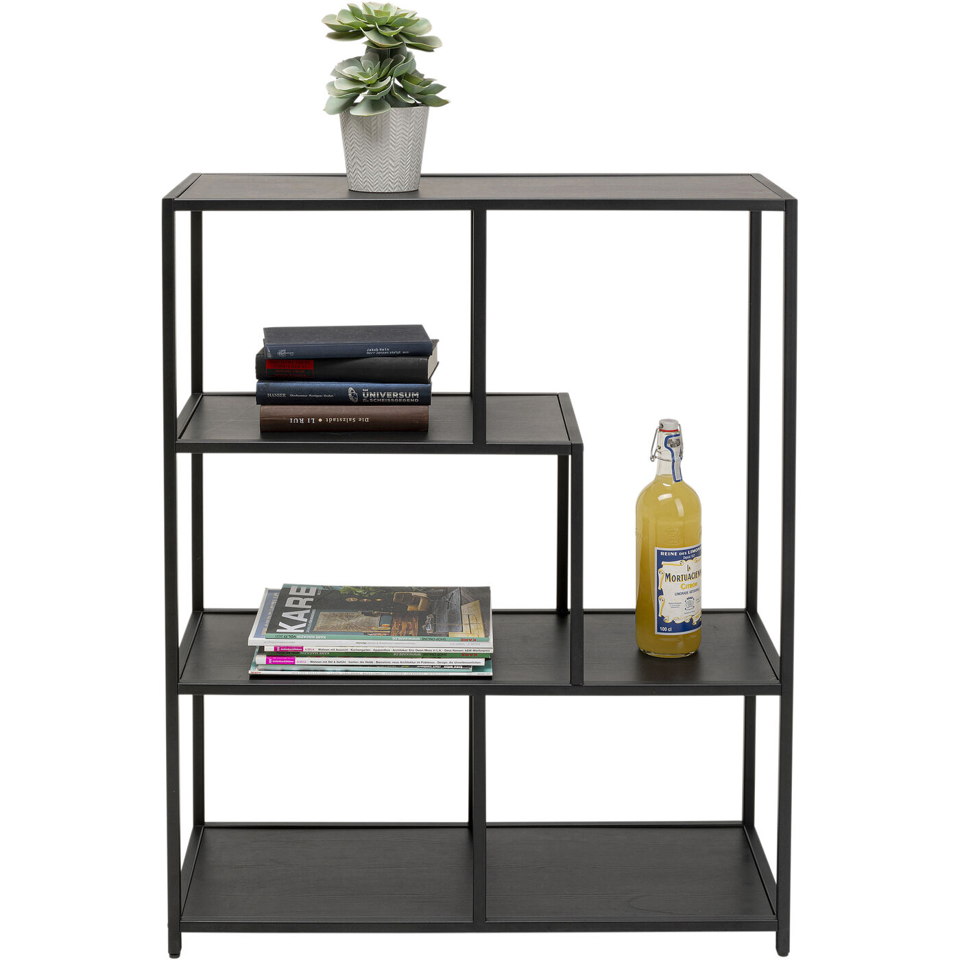 Стеллаж Loftie Black 77x100 см KARE 87953