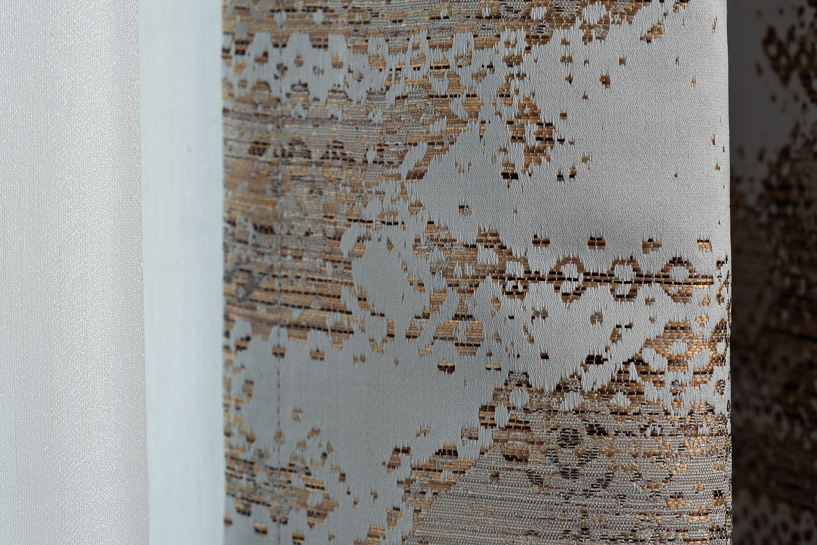 Портьера Bromley 260х300см голубая Garda Decor 121GD-00013