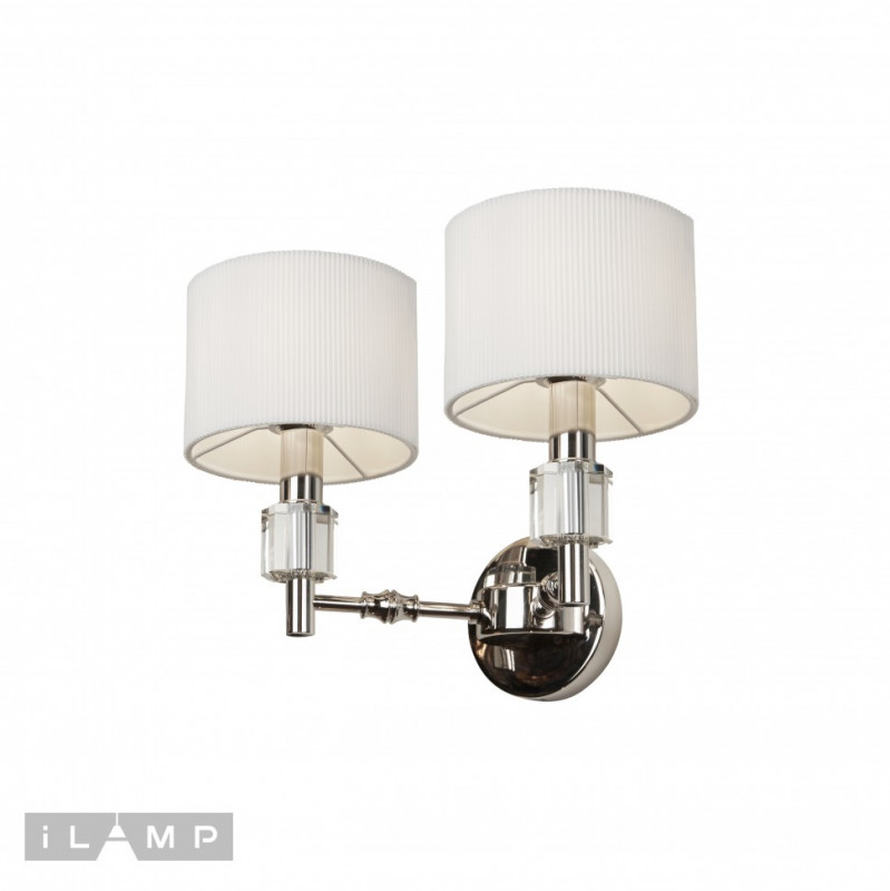 Бра iLamp W2404-2 Nickel