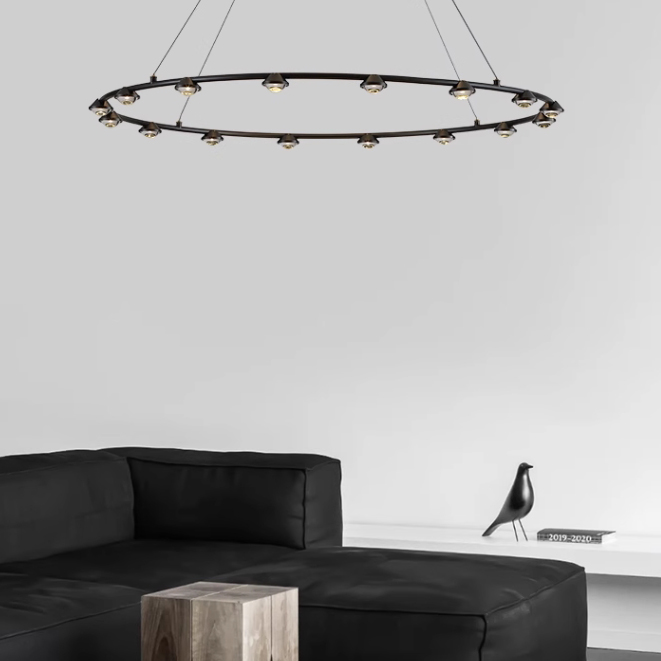 Кольцевые люстры и светильники TORRES RING L14 by ImperiumLoft