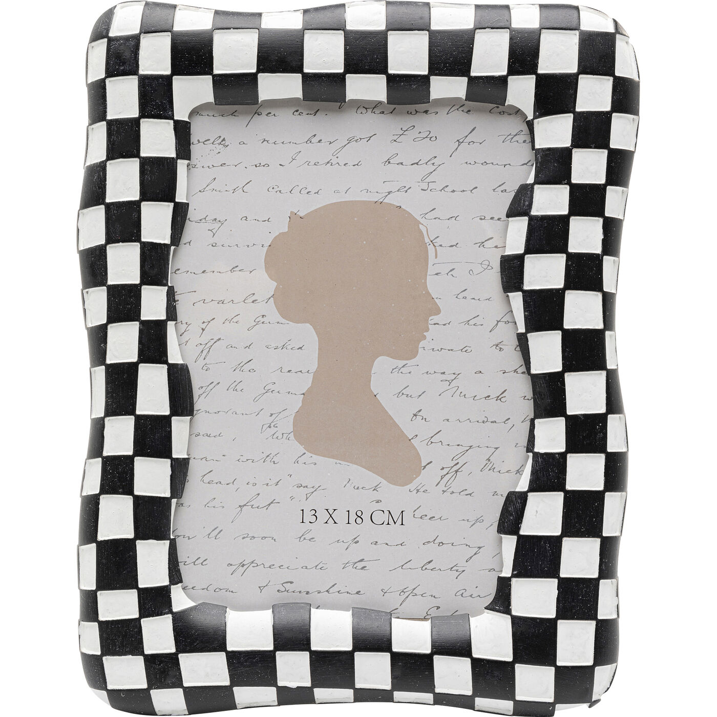 Фоторамка  Checker Black 13x18cm KARE 57388