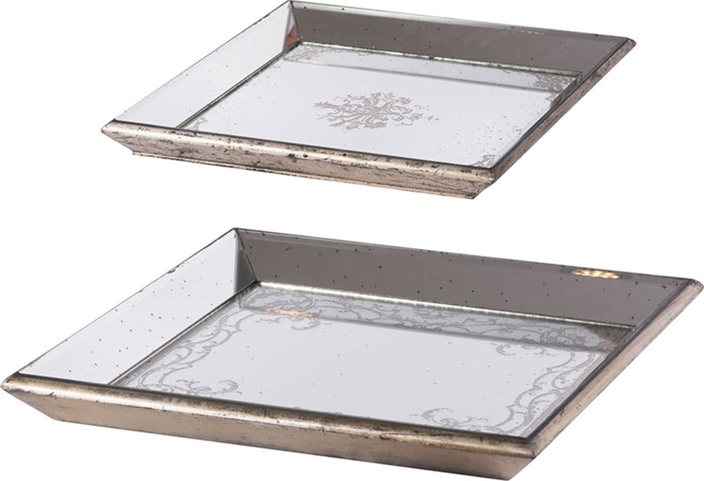 Подносы зеркальные, набор Glasar 43615-DS
