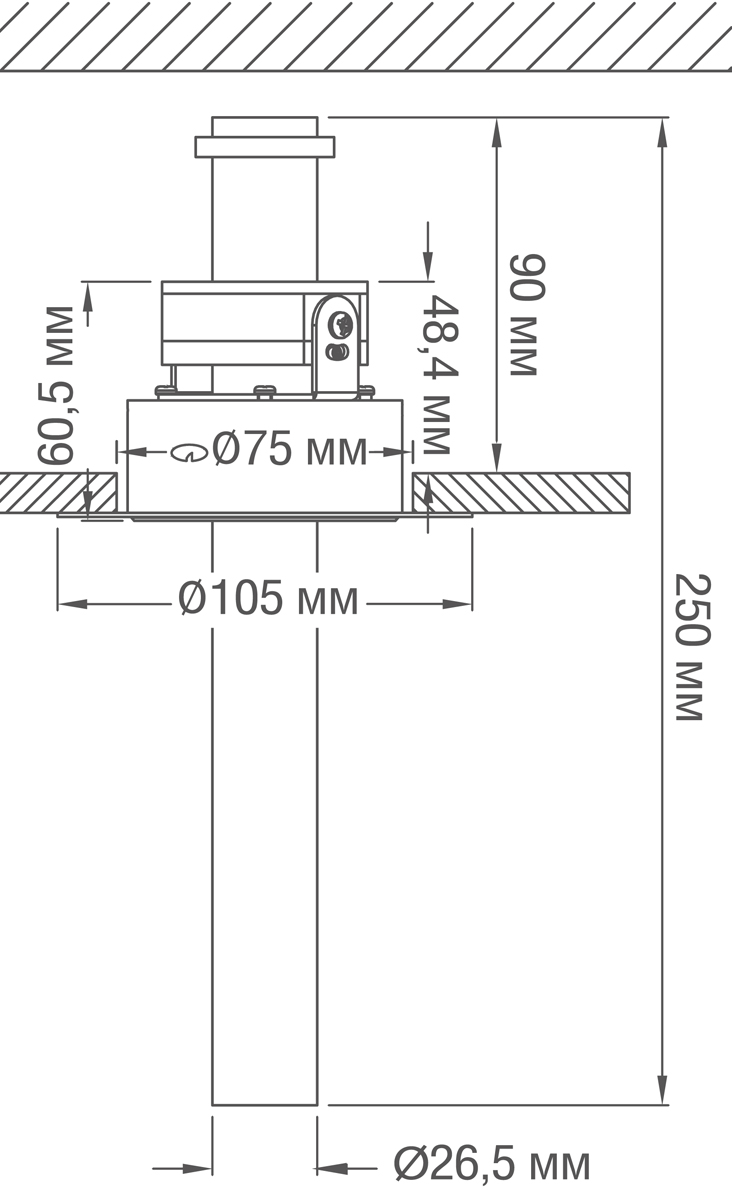 Встраиваемый светодиодный светильник Donolux DL18151R9W1B