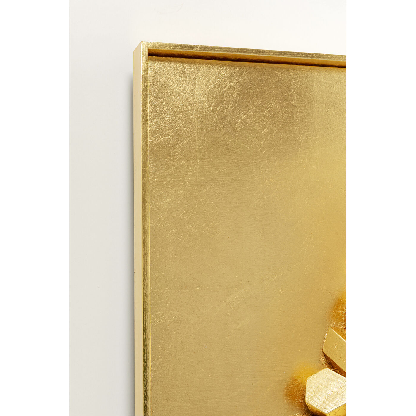 Панно настенное Mikado Gold 120x120 см KARE 56230