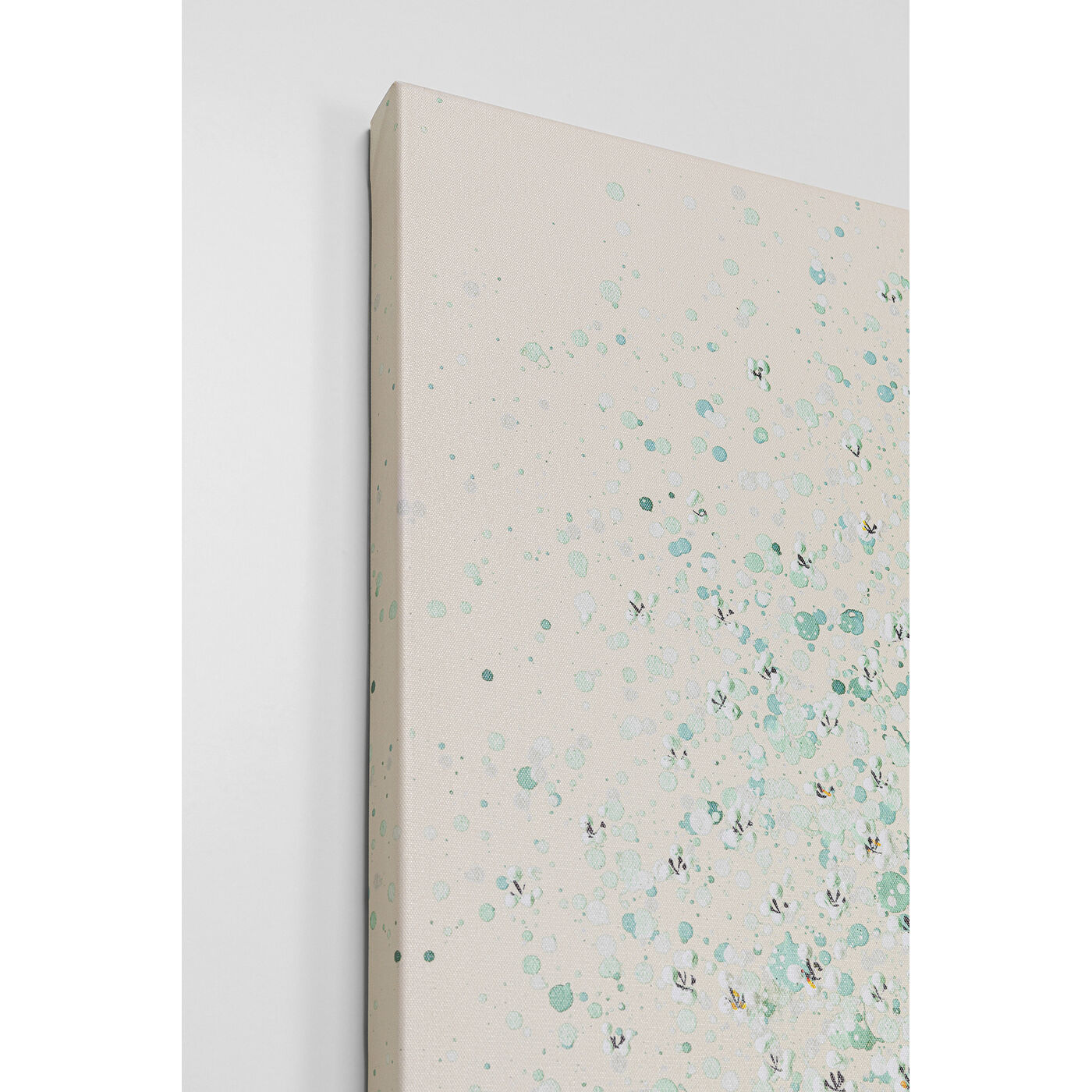 Картина на холсте Flower Boat Beige Green 40x50cm KARE 57868