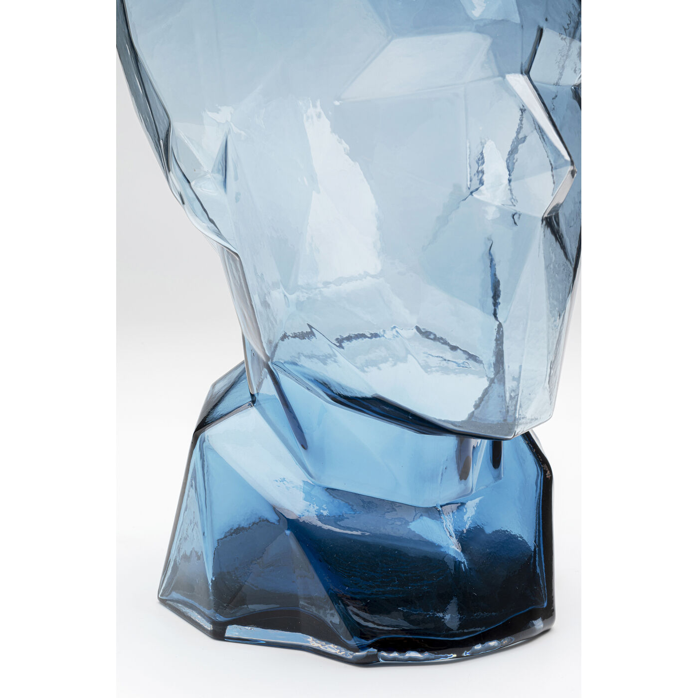 Ваза Prisma Face Blue 30 см KARE 56187