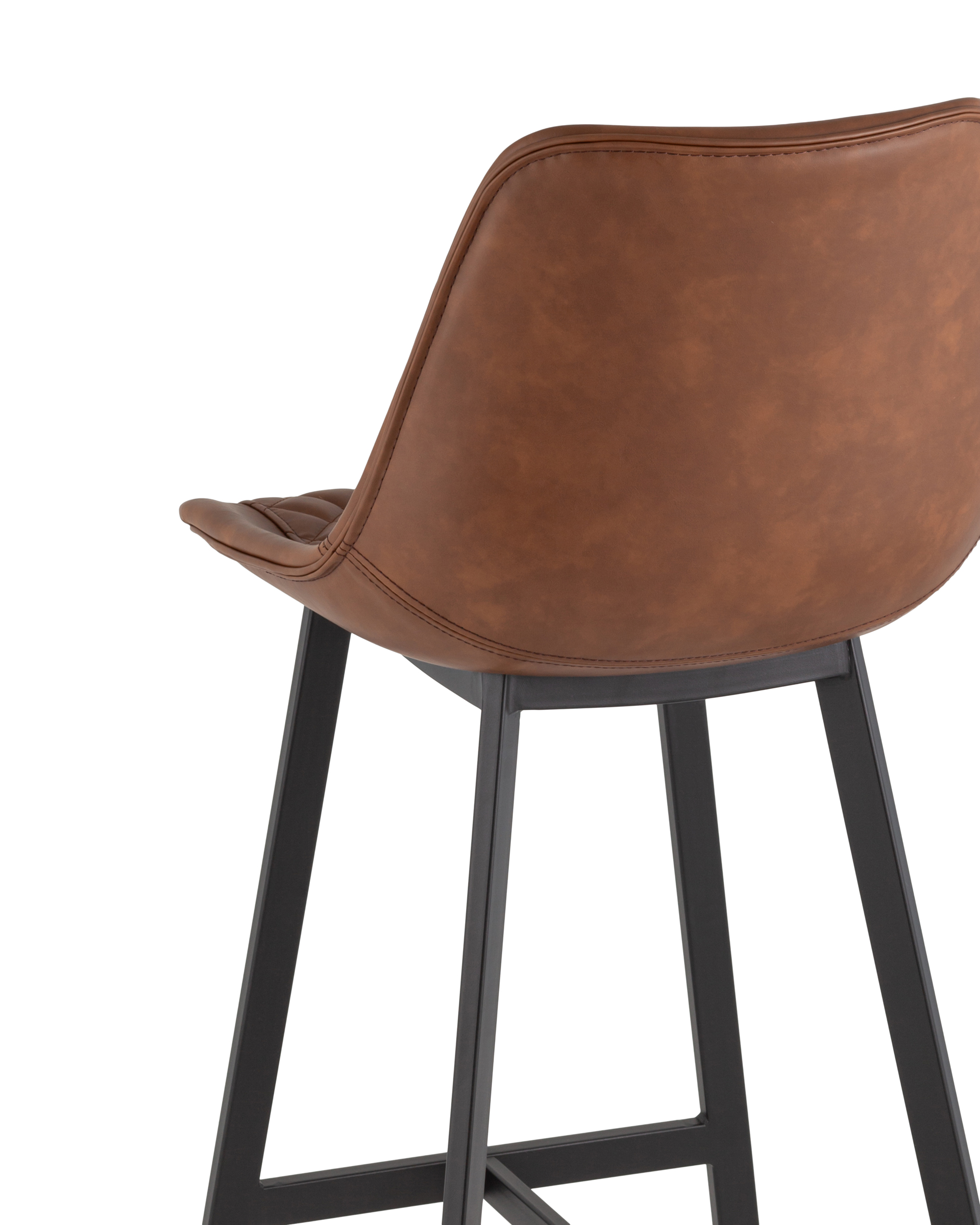 Стул барный TEXAS экокожа коричневый Stool Group