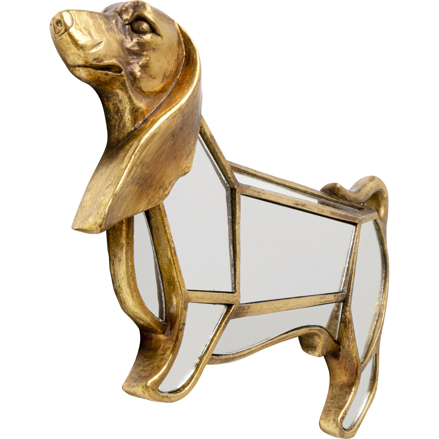 Украшение настенное Dog Зеркало 38x22cm KARE 58280