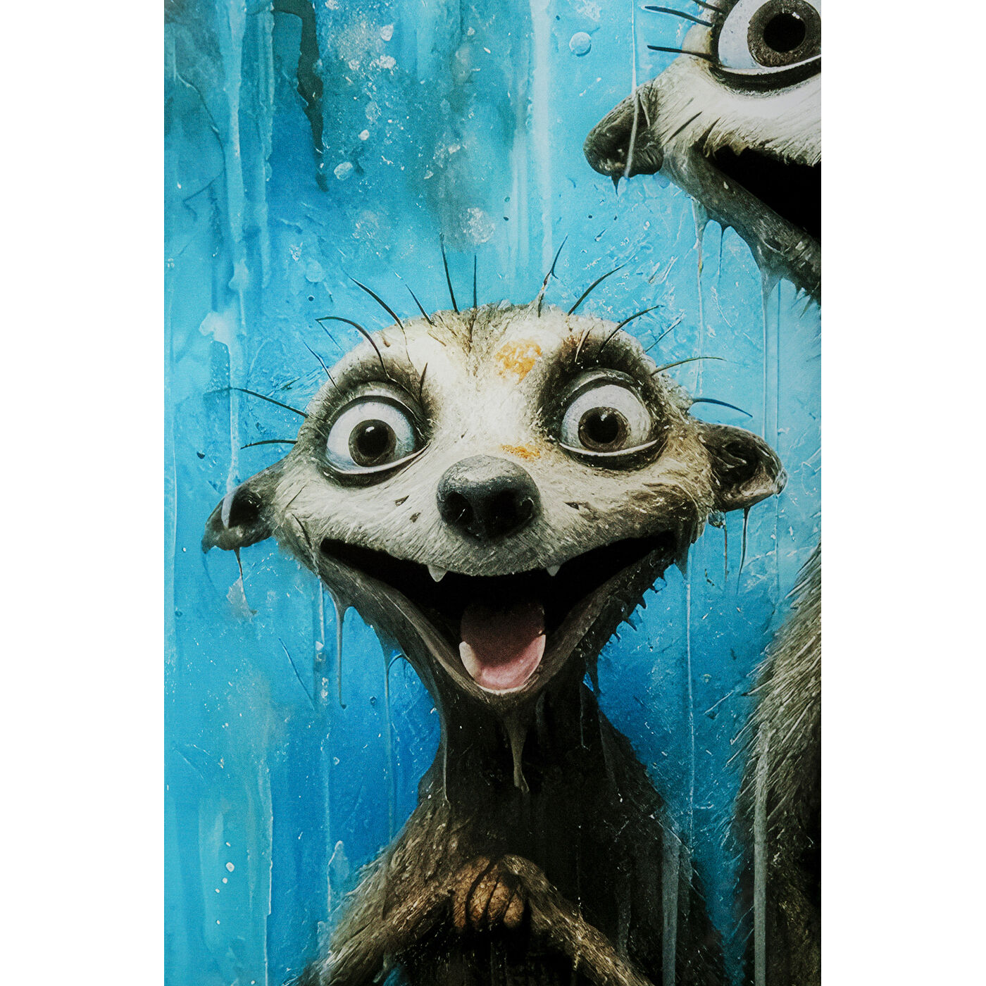 Картина стеклянная Singing Meerkats 60x80 см KARE 56281