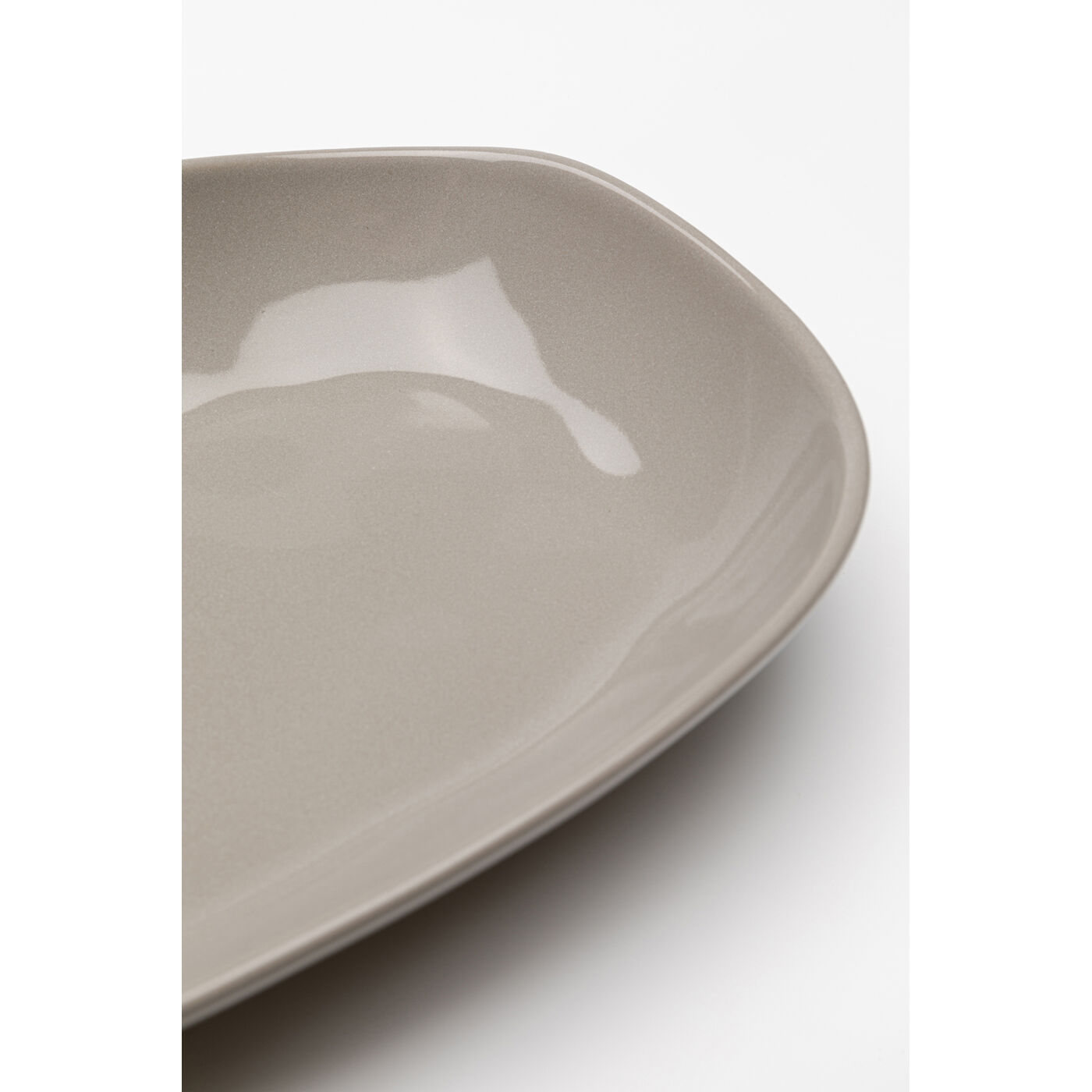 Тарелка Organic Grey 25cm KARE 58195
