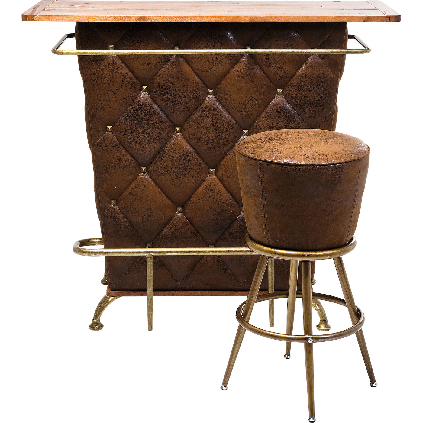 Стул барный Lady Rock Vintage KARE 77572