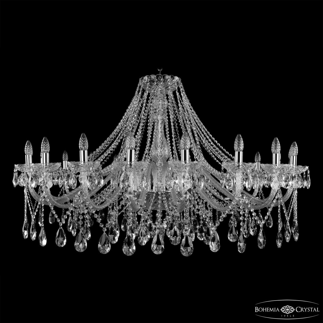 Люстра хрустальная 1413/20/530 Ni Bohemia Ivele Crystal