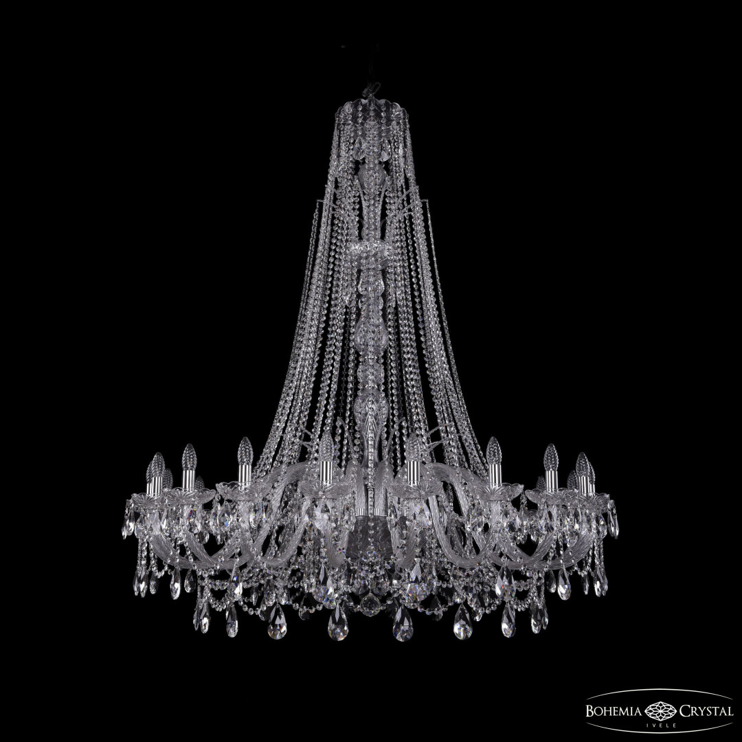 Люстра хрустальная 1411/20/460/XL-154 Ni
