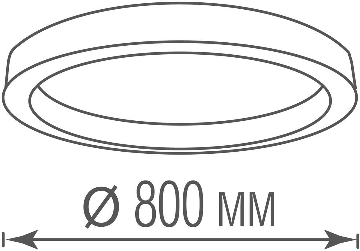 Накладной светодиодный светильник Donolux DL800C72NW Black