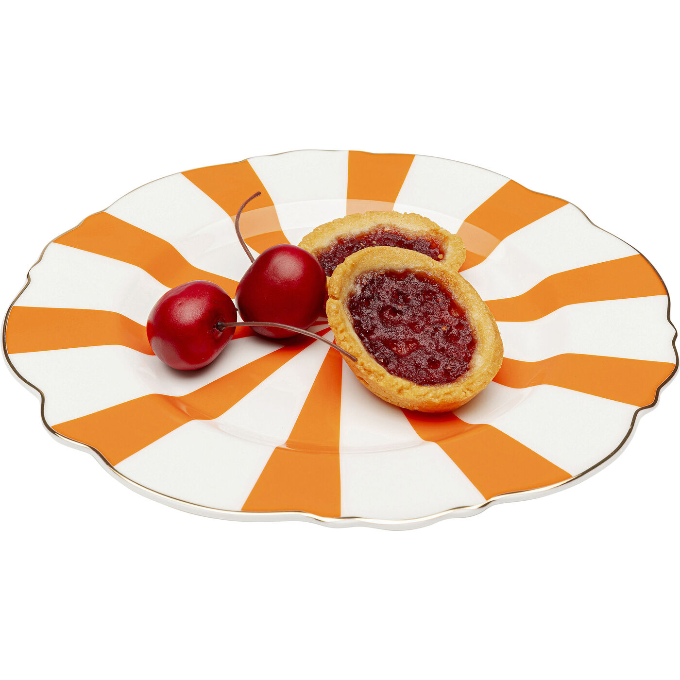 Тарелка Harlequin Orange Ø22cm KARE 56992