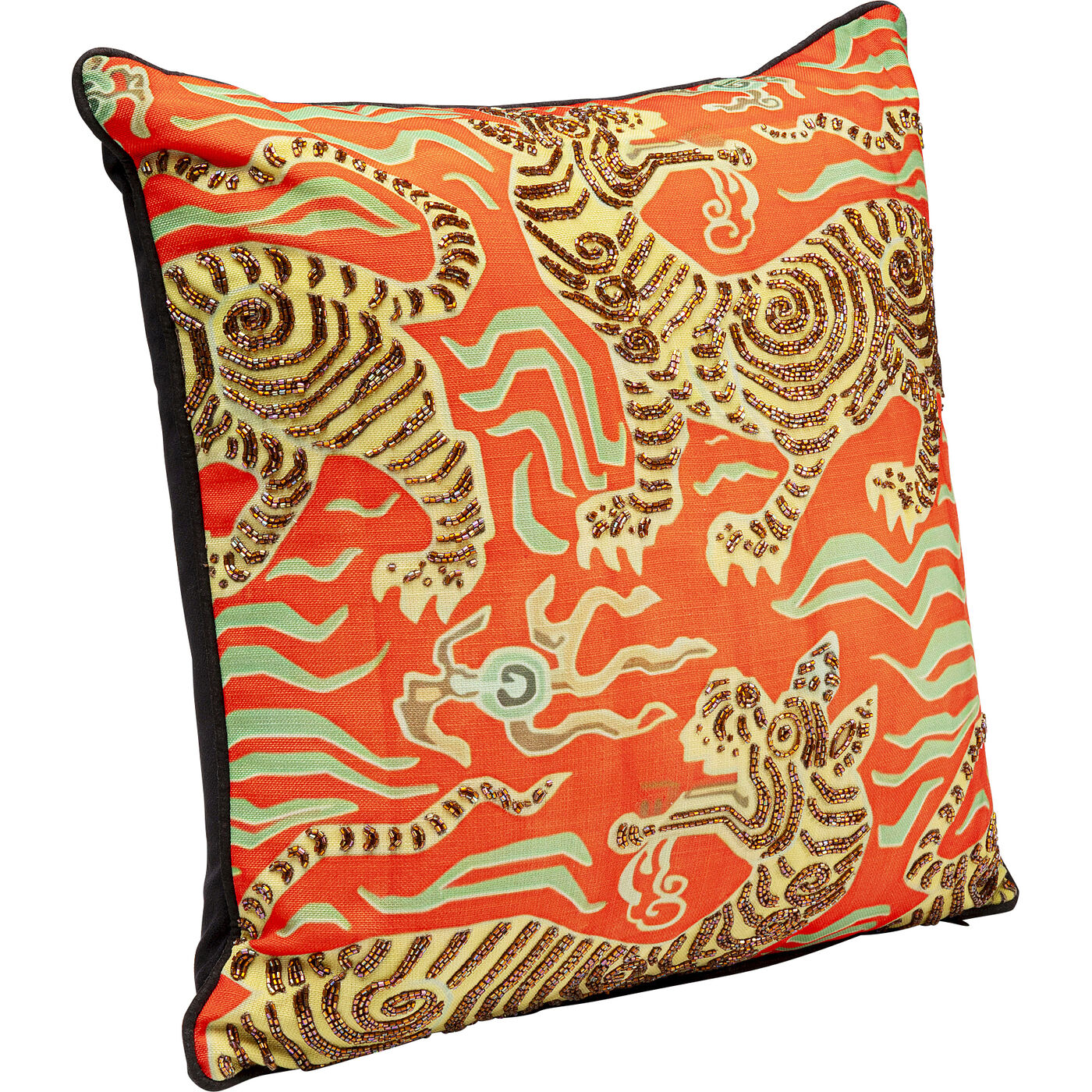 Подушка Tiger Love Red 45x45cm KARE 57272