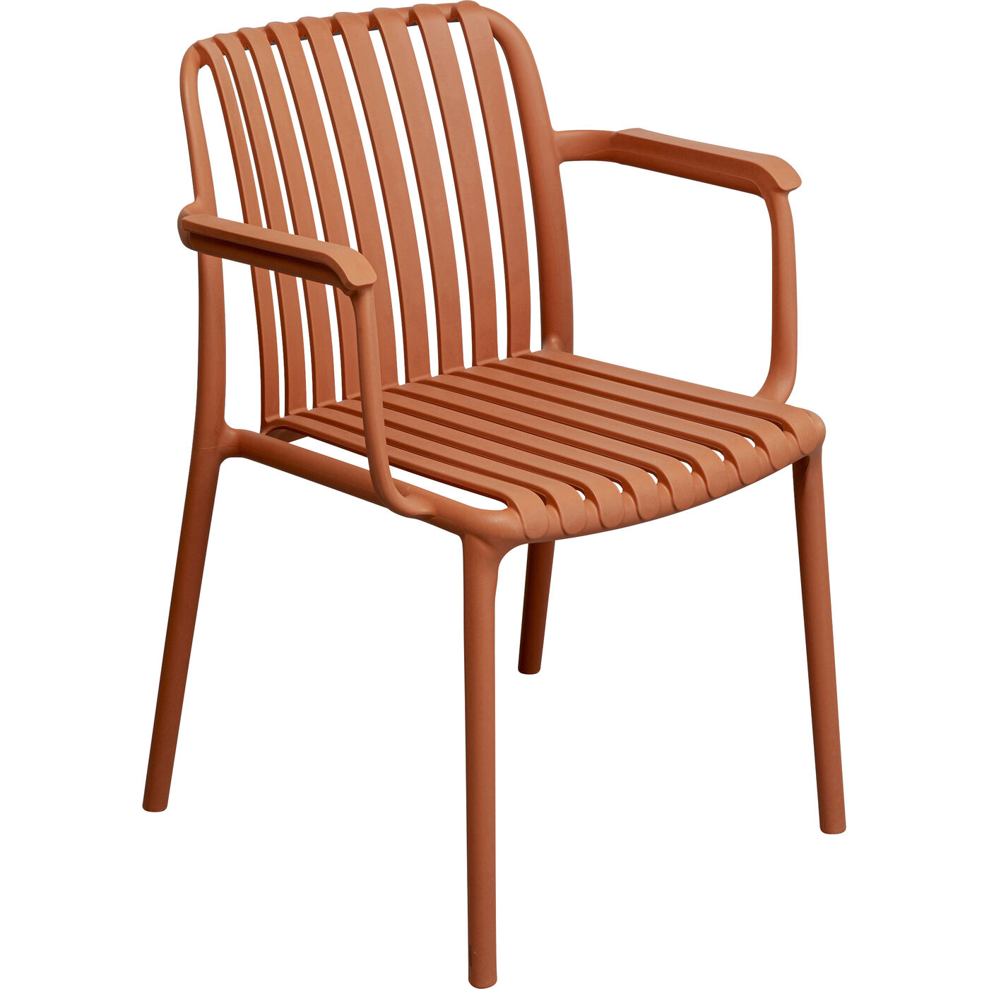 Стул с подлокотниками Porto Santo Terracotta KARE 75794