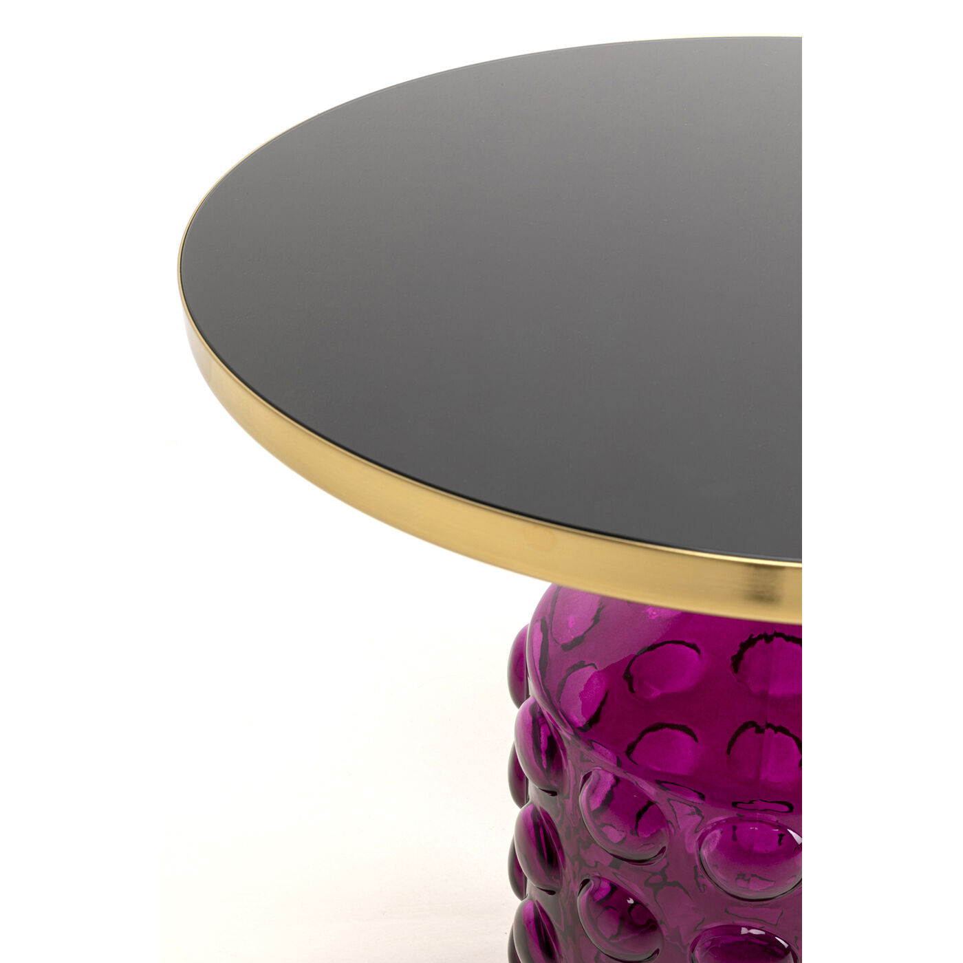 Стол приставной Lola Purple Ø50cm KARE 70649